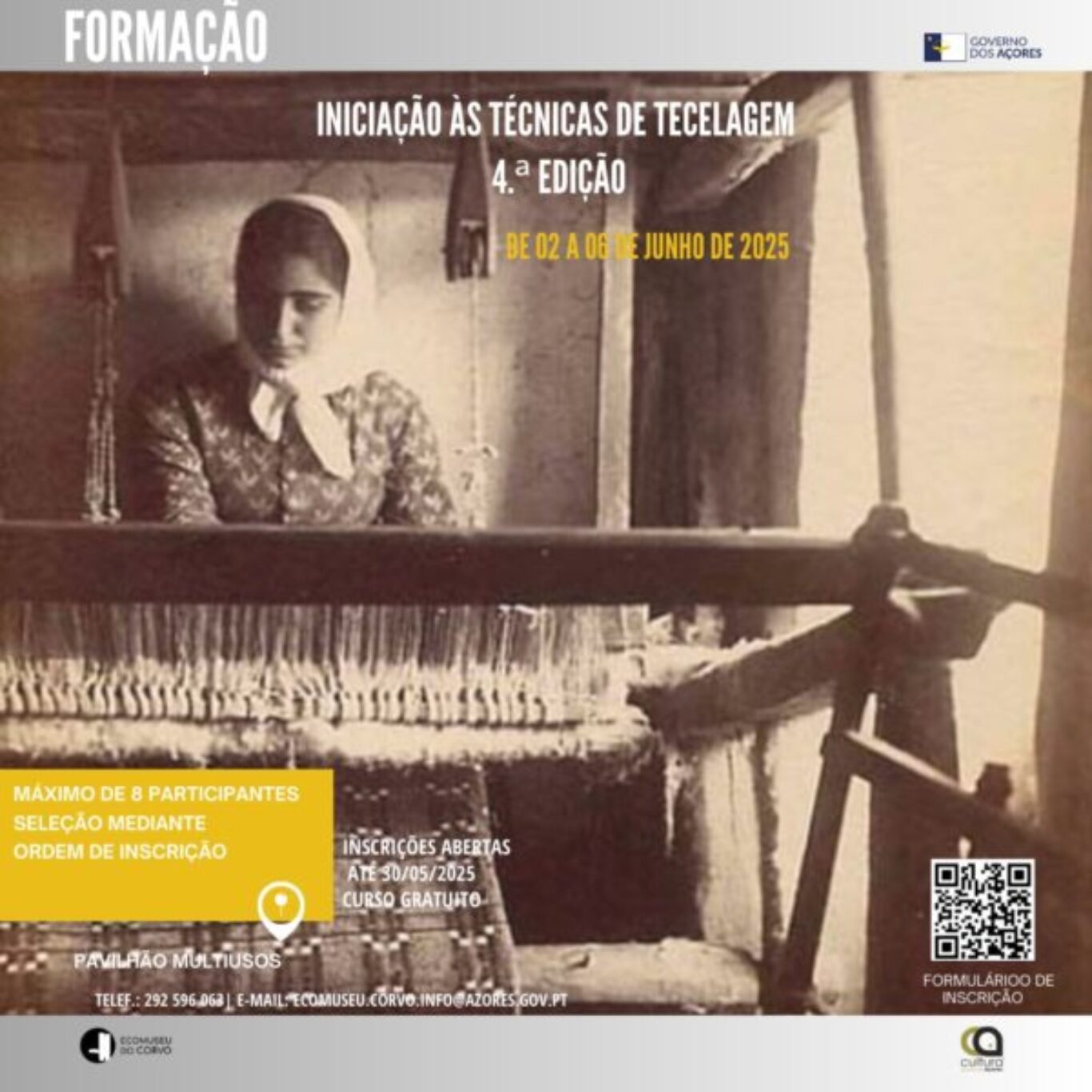 Formação Iniciação às Técnicas de Tecelagem
